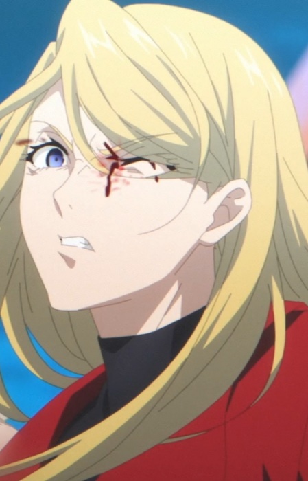 Red-Coated Female Attacker 1